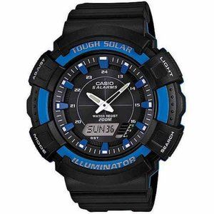 Casio Men's Solar-Powered Combination Sport Watch - Blue Accents - New